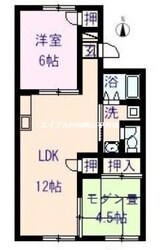 グリーンハイツ福浜　Ｂ棟の物件間取画像